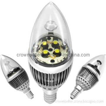 4W LED Candle Light E14 Bulb Candle Lamp (HTY-E14-C4W)